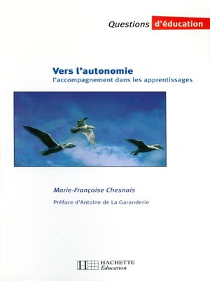 cover image of Vers l'autonomie--L'accompagnement dans les apprentissages